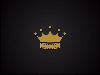 Crown Entertainment logo cinema crown entertainment gold king logo luxury media movie royal studio vector