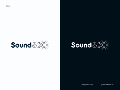 The 30 Day Logo Challenge 13 - Sound360 branding design identity illustrator logo logochallenge logocore logotype