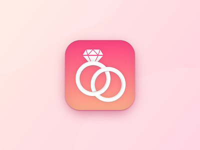 App Icon – Daily UI 005 005 app daily ui design icon illustration mobile wedding