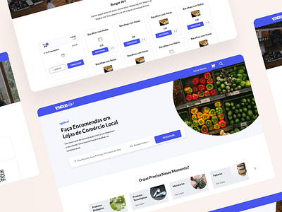 GO! Marketplace homepage landing page landingpage marketplace vegetables website