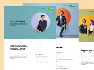 Be in the Spotlight – Website design art direction careers page colorful design minimal photography ui ui design web design website website design