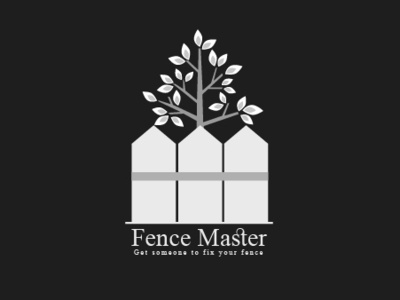 Fence branding design icon illustration illustrator logo typography vector