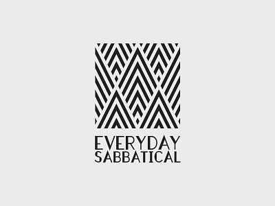 Everyday Sabbatical – Logo Concept A art deco concept fashion logo