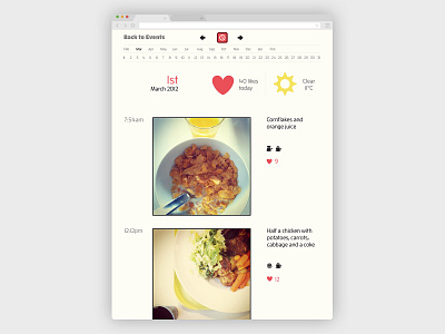 #wiat daily view design food web website design