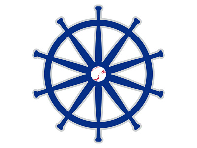 Wilmington Schooners Brand Concept baseball blue brand brand identity branding design gray illustration logo red schooner schooners ui vector wilmington
