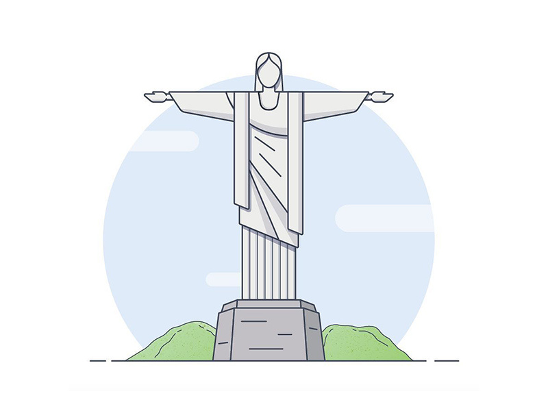 Christ the Redeemer by Mike Camera on Dribbble