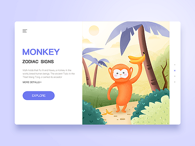 monkey design illustration ui