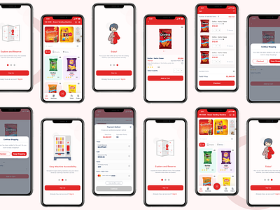 Daaneyah Vending Machine - Customer App app mobile ui design ux design