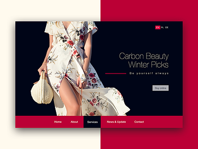 Fashion lifestyle web