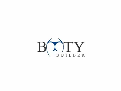 Booty Builder booty bulder fit fitness gym logo