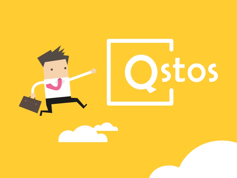 Qstos Logo - Helper to companies brand identity branding entrepreneur logo real estate