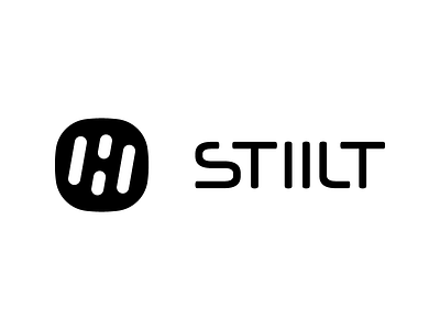 Stiilt Logo app car city gradient logo modern rent road rounded techno