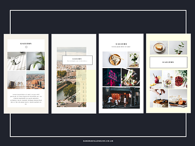 Instagram Story Galleries instagram story template