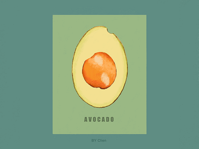 Avocado illustration