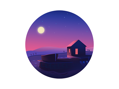 Night illustration