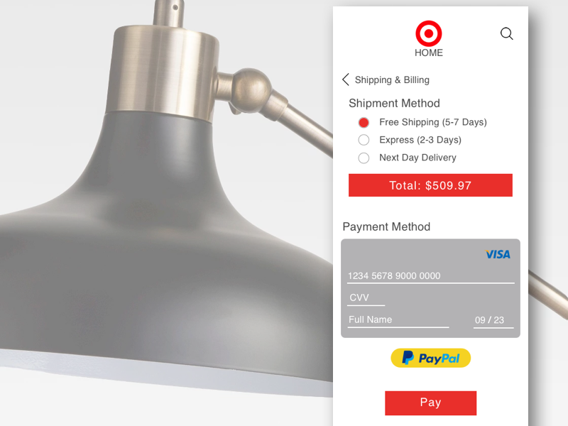 Daily UI 002: Checkout branding ui app target flat mobile checkout form credit card checkout order cart sketch mobile app design daily 100 challenge daily ui ui deisgn form checkout credit card