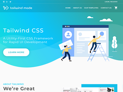 Template Store UI Design design ui ux web website