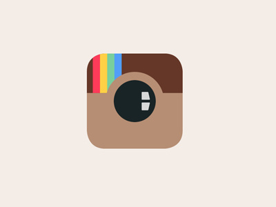 Insta-Flat app colors flat instagram justforfun lateshift letsdothis shapes solids update vectors