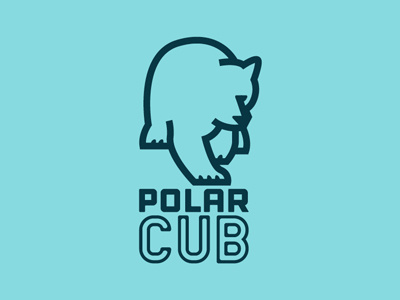 POLAR CUB animalvectors arctic boards branddev colors fromthefieldnotes lines mark polarcub shapes sketchtovector upnorth