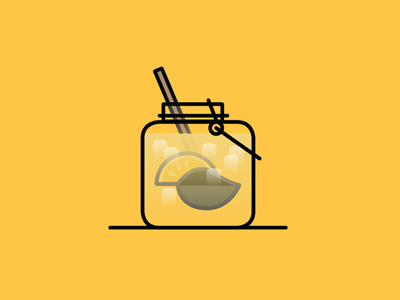 Lemonade in the Jar boards colors fromthefieldnotes gradients hotsummerdays lemons lines overlays shapes sketchtovector thirsty