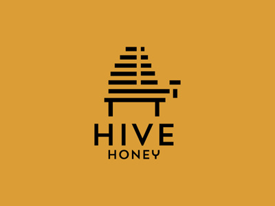 Hive Honey bees boards branddev colors fromthefieldnotes hivehoney honeycomb lines production sketchtovector sweet type