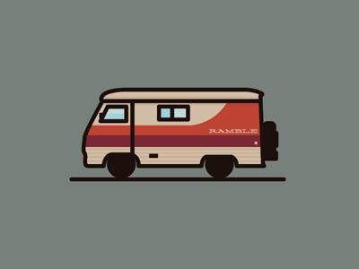 ramble boards colors dunerunner fromthefieldnotes lines openroad overlays ramble shapes sketchtovector type van
