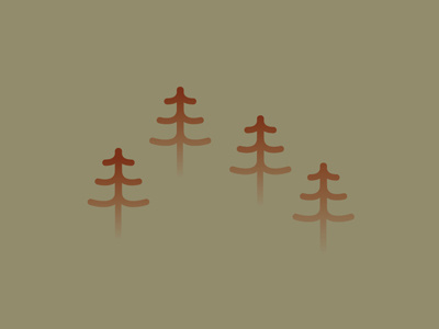 Morning Fog Treeline boards colors explore forest fromthefieldnotes gradients lines morningfog outdoors sketchtovector trees