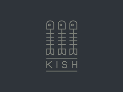 KISH boards branddev colors eatery fromthefieldnotes kish lines restaurant seafood shapes sketchtovector type