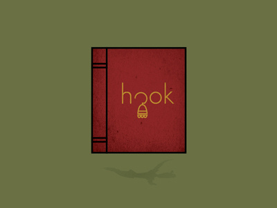 HOOK Book Cover bookcover colors fromthefieldnotes hook ontheshelve overlays pansshadow peterpan shapes story texture type