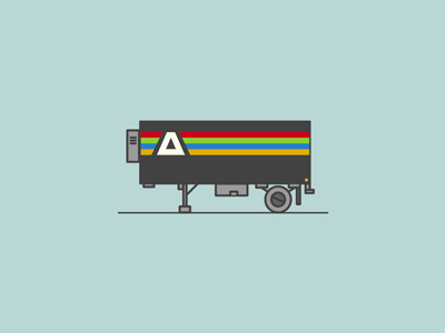 Ace Transport ace boards colors downtheroad fromthefieldnotes hauling lines shapes shipment sketchtovector trailer transport