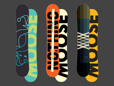 MOOSE Decks - Nothing Edition - 16-17 Line colors deckdesigns fromthefieldnotes moose moosesnowboards moosetech overlays ridetoday shapes shredgear sixteenline type