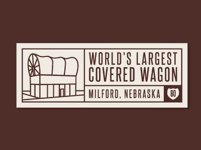 World's Largest Covered Wagon checkitout intersateeighty midwest milford ne nebraska roadside thisplace travel worldslargestcoveredwagon