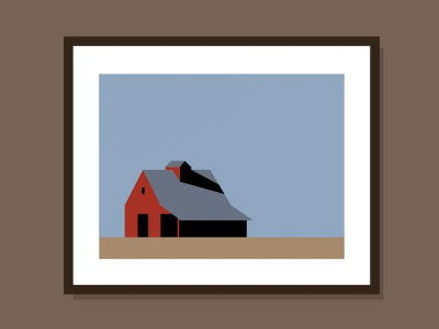 The Barn barn colors downhome framed fromthefieldnotes inthefield onthefarm overlays print wallart