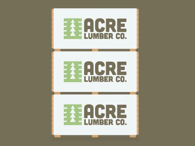 ACRE LUMBER CO. acrelumberco boards branddev colors fromthefieldnotes lines lumberstackwraps production shapes sketchtovector type westcoast