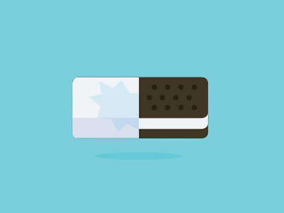 Ice Cream Sandwich Day boards colors cooldown fromthefieldnotes grabatreat nationalicecreamsandwichday overlays shapes sketchtovector summertime yum