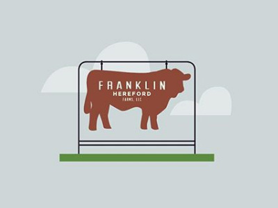 Franklin Herefords Sign