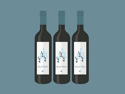 Kelp Trio - Wine Label