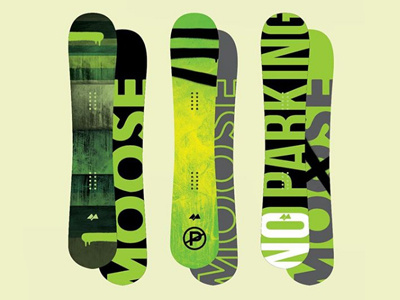 NO PARKING - MOOSE Snowboards - Series dreamproject greenpark moosetech noparkingseries onthemountain ridetoday shreditup snowboard snowboarddesigns snowboarding
