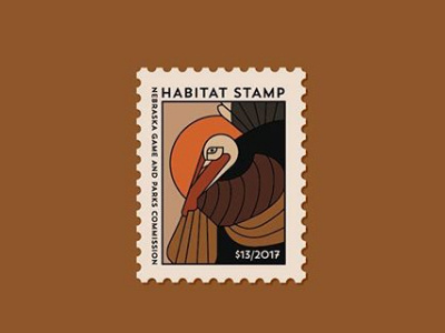 Habitat Stamp habitatstamp harvestcolors midwest nebraska nebraskagamesandparks permit stamp turkey