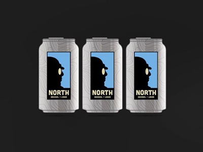 N O R T H - Explore Lager branddev candesign cheers drinkup expeditionedition explorers inthefridge north originallager product