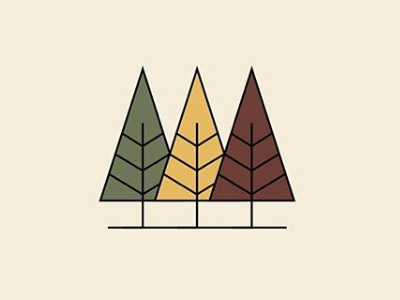 Fall Tree Line colors deepwoods fallcolors falltreeline fromthefieldnotes lines outdoors shapes sketchtovector