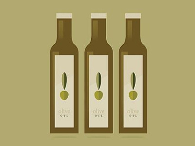 olive oil - label design