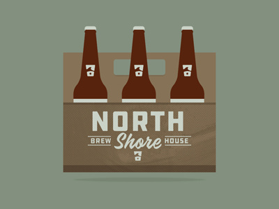 North Shore Brew House - Package design brandev drinkupthewave enjoythechill forthelocals homebrew northshorebrewhouse ontheisland