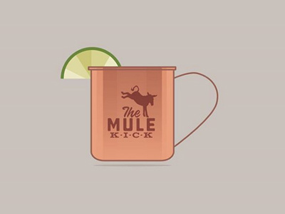 The Mule Kick - Copper Mug brandev coppermugs downtown fromthefieldnotes gooddrinks moscowmulebar moscowmules themulekick