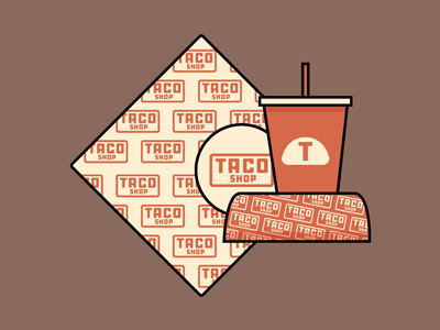 TACO SHOP - Eat Materials branddev foodvan ontheroad packagematerials tacos tacoshop tacotuesday yum