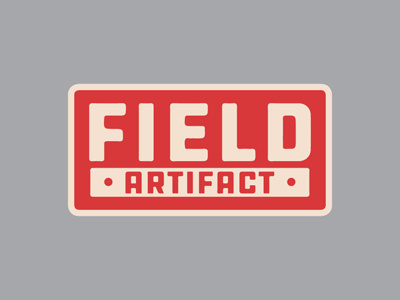 FIELD ARTIFACT - Patch archeology brandev fieldartifact outdoors patch threadgoods