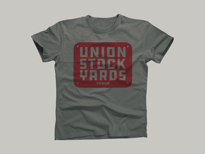 Union Stock Yards - Omaha - Shirt backintheday history largestinthenation merchandise midwest nebraska omaha stockyards