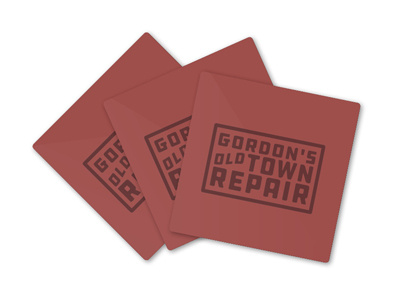 Gordon's Old Town Repair - Shop Rags auto brandev fixit gordonsoldtownrepair mechanic onthecorner repairshop