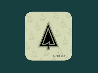 A/FOREST Lapel Pin aforest enamel fromthefieldnotes lapelpin outdoors overlays piniton supporttheoutdoors