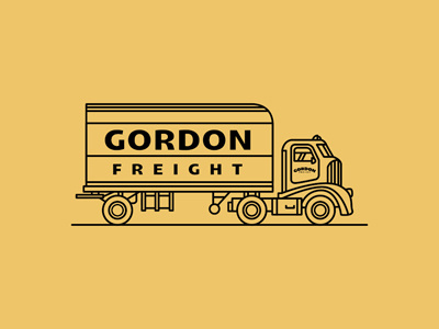 Gordon Freight classictruck gordonfreight haulthegoods ontheroad ontheroadagain truck truckandtrailer